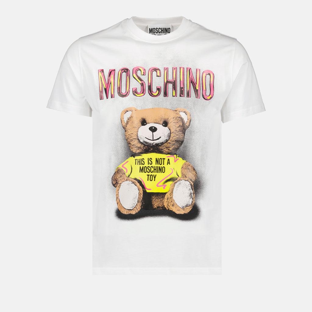 T-shirts T-shirt Teddy Toy Moschino Blanc Homme