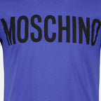 Camisetas T-shirt à logo Moschino Azul Homme