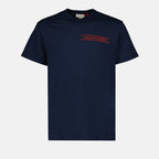 티셔츠 T-shirt à logo Alexander McQueen 파란색 Homme