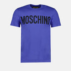 Camisetas T-shirt à logo Moschino Azul Homme