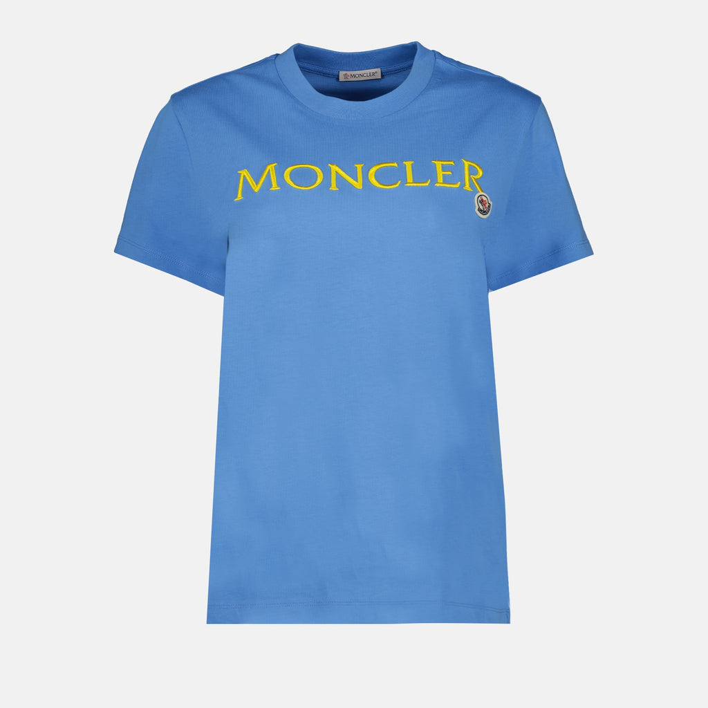T-Shirts T-shirt à logo Moncler Blau Femme