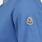 T-shirt T-shirt à logo Moncler Blu Homme