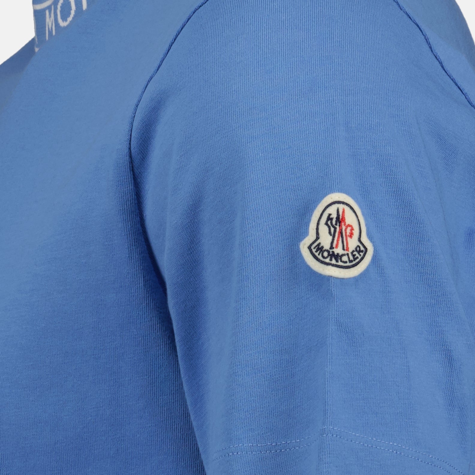 T-shirt T-shirt à logo Moncler Blu Homme