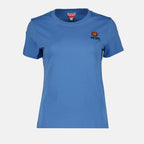 Tシャツ ボケフラワーTシャツ Kenzo 青 女性