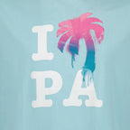T-shirts T-shirt I love PA Palm Angels Bleu Homme