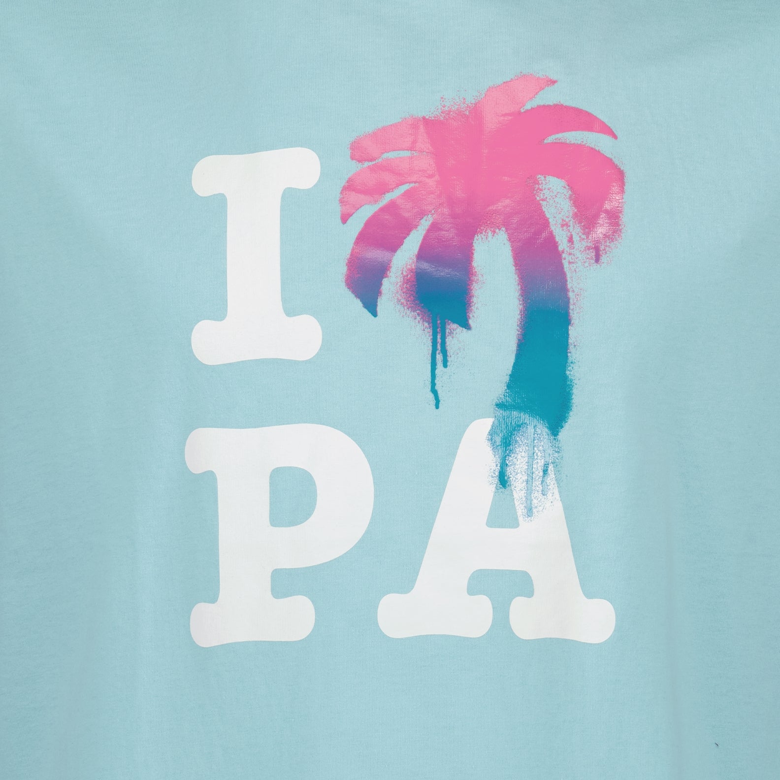 T-shirts T-shirt I love PA Palm Angels Bleu Homme