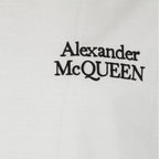 T-Shirts T-shirt brodé Alexander McQueen Weiß Homme