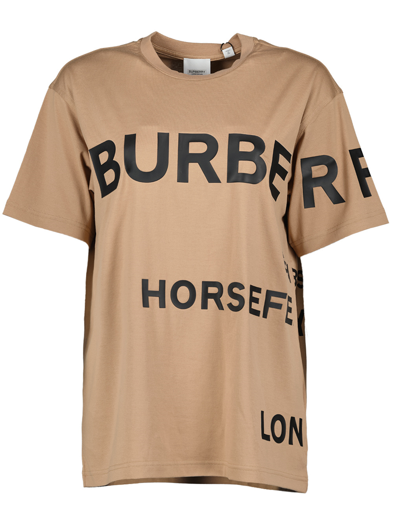 Tシャツ キャリックブラウン Tシャツ Burberry 茶色 女性