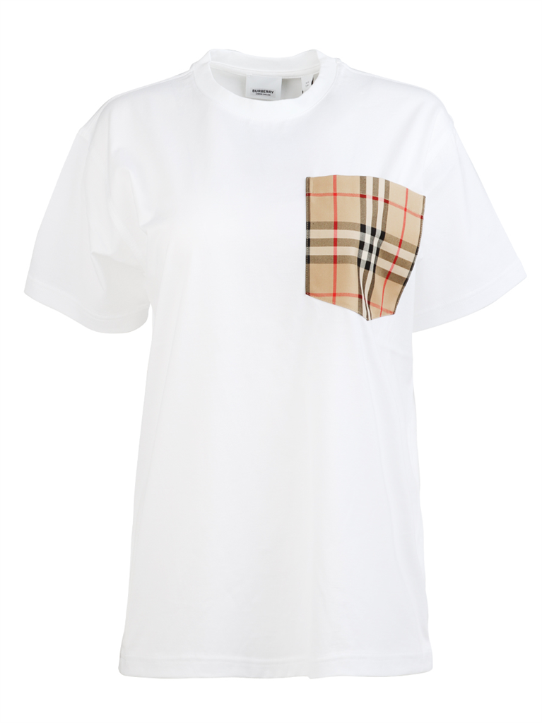 T-shirts T-shirt Carrick Burberry Blanc Femme