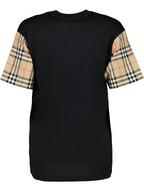 Camisetas T-shirt Carrick Burberry Preto Femme