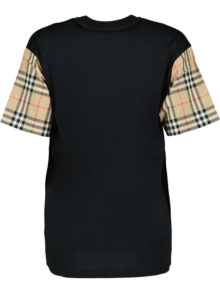 Camisetas T-shirt Carrick Burberry Preto Femme