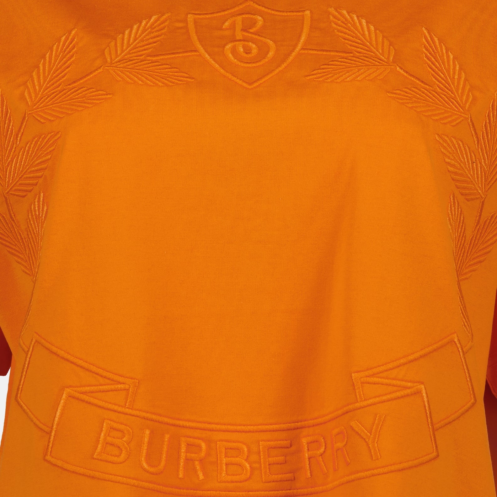 T-shirt T-shirt Carrick Burberry Arancia Femme