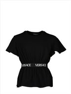 Vêtements T-shirt ceinturée Versace Noir Enfants