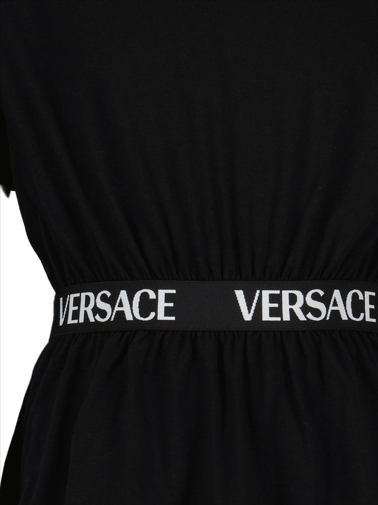 Vêtements T-shirt ceinturée Versace Noir Enfants
