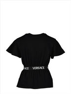 Vêtements T-shirt ceinturée Versace Noir Enfants