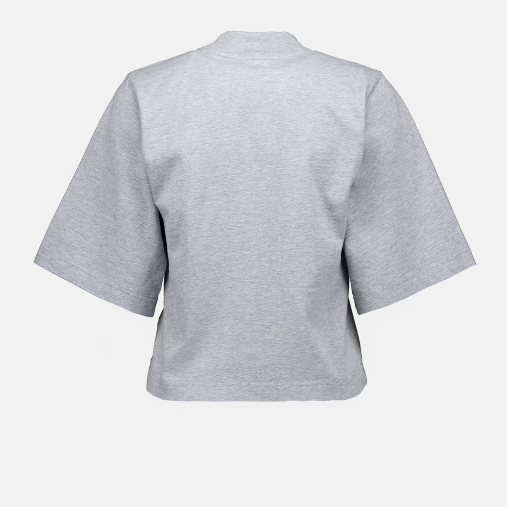 T-shirts T-shirt college Palm Angels Gris Femme