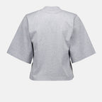 T-shirts T-shirt college Palm Angels Gris Femme