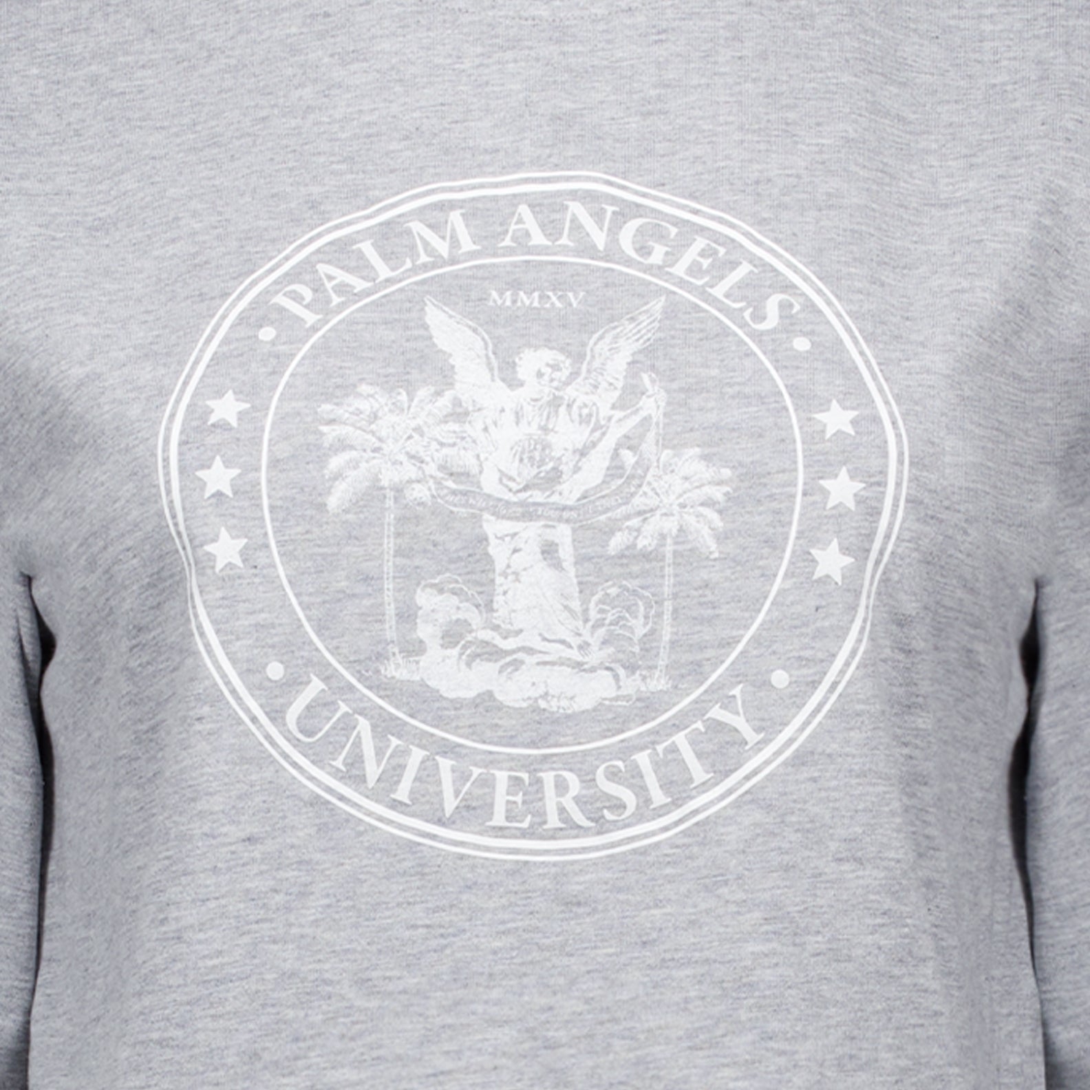 T-shirts T-shirt college Palm Angels Gris Femme