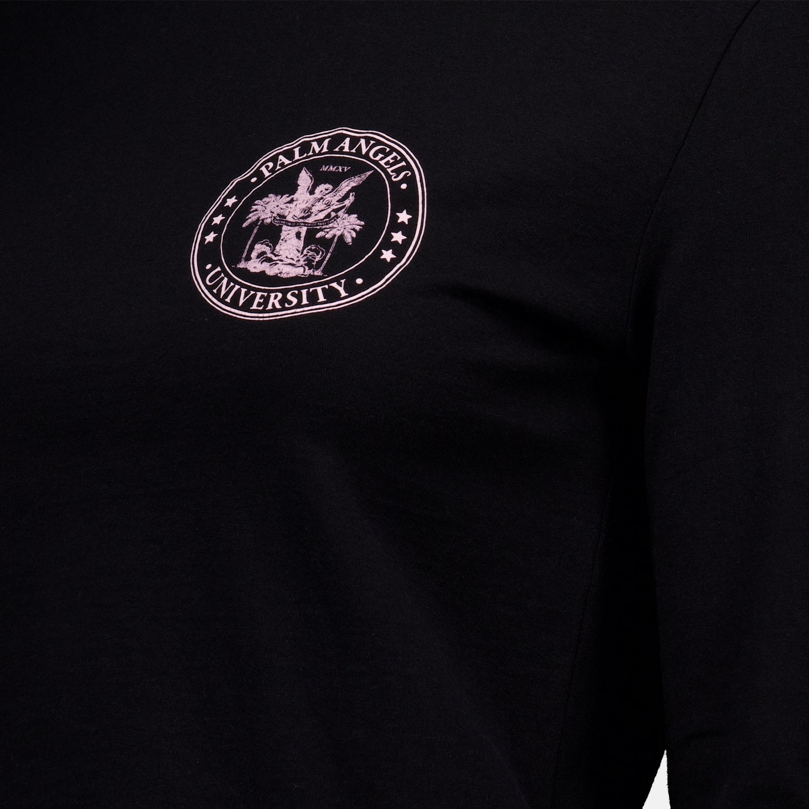 Camisetas T-shirt college Palm Angels Preto Femme