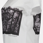 T-shirts T-shirt corset Alexander McQueen Blanc Femme