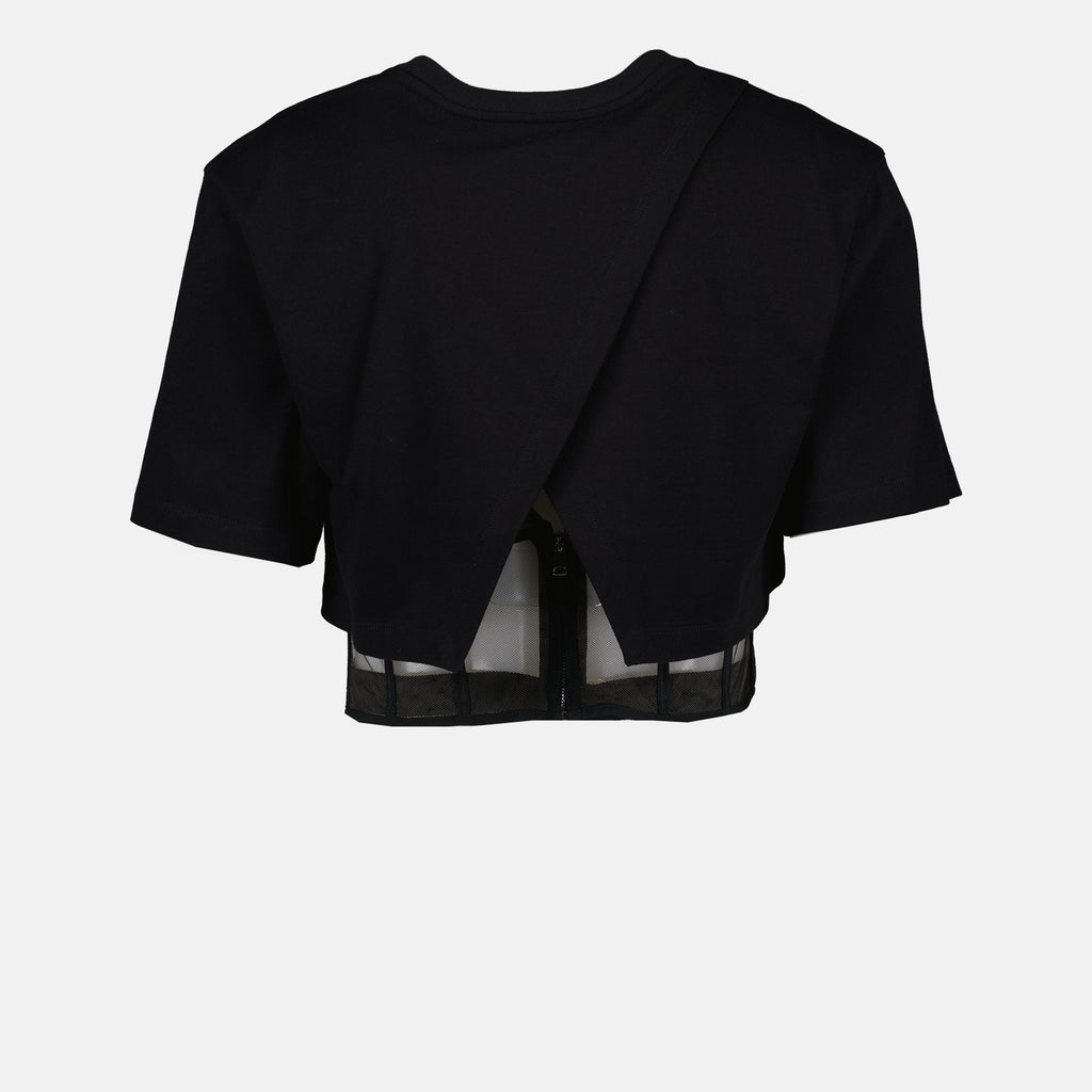 T-shirt corset crop Alexander McQueen Femme – myCompañero