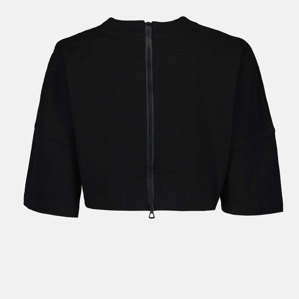 T shirt crop noir