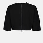 T shirt crop noir