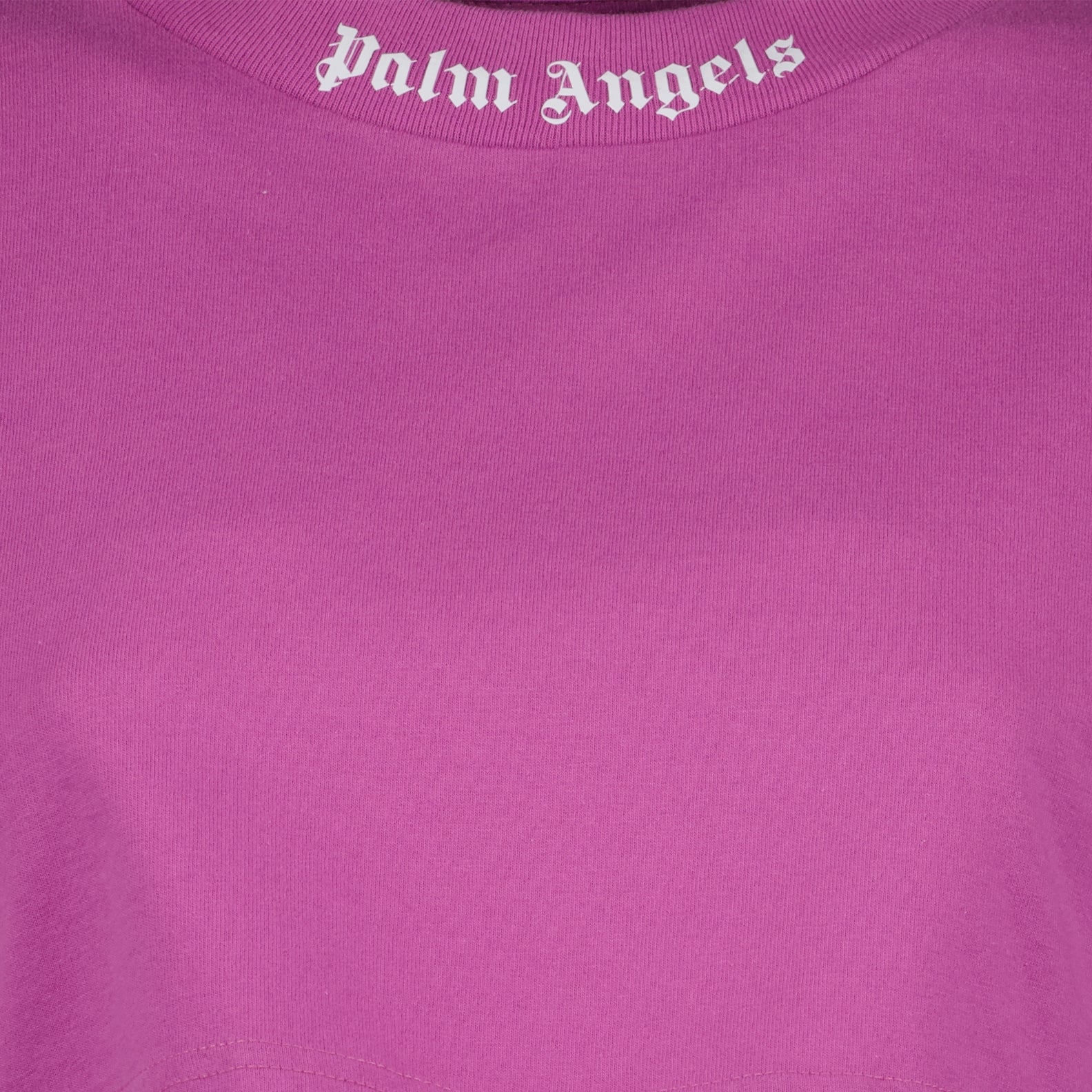 T-shirts Cropped T-shirt Palm Angels Purple Women