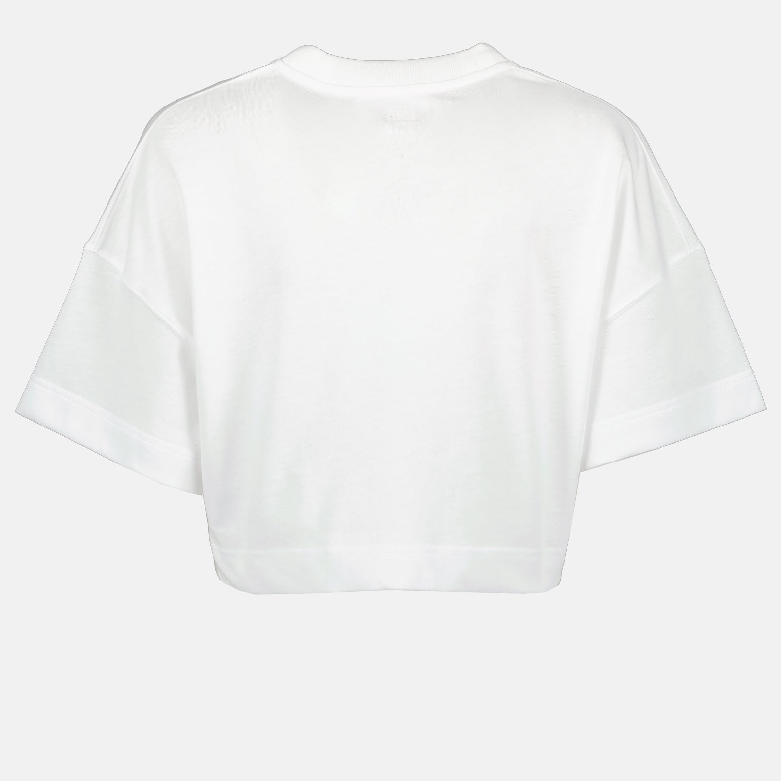 T-shirts T-shirt cropped Ami PARIS Blanc Femme