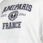 T-shirts T-shirt cropped Ami PARIS Blanc Femme