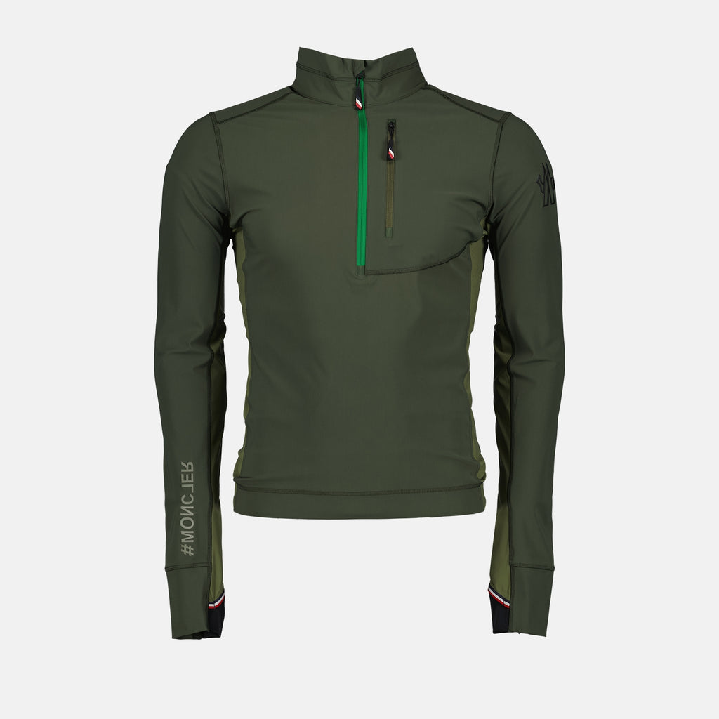 T-shirts T-shirt de sport Moncler Grenoble Vert Homme