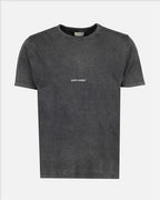 T-shirts Destroyed t-shirt Saint Laurent Gray Man