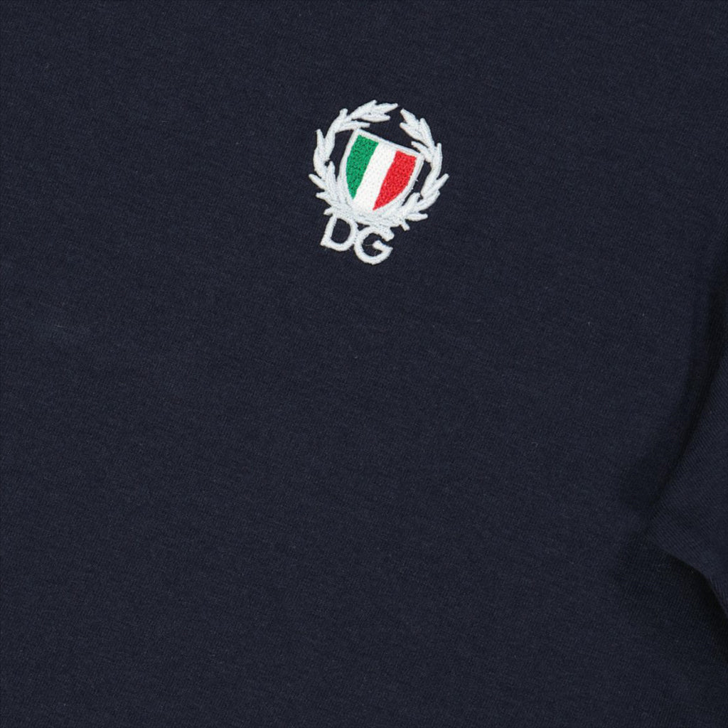 T-shirt T-shirt à logo DG Dolce & Gabbana Blu Homme