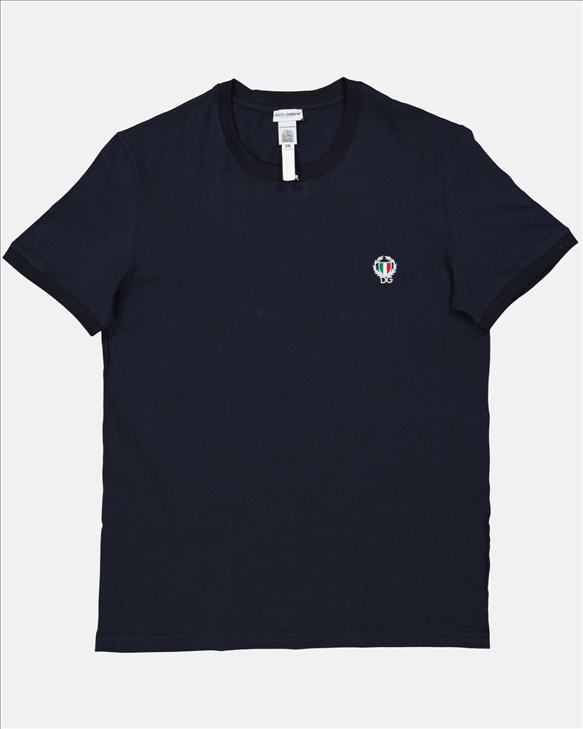 T-shirt T-shirt à logo DG Dolce & Gabbana Blu Homme