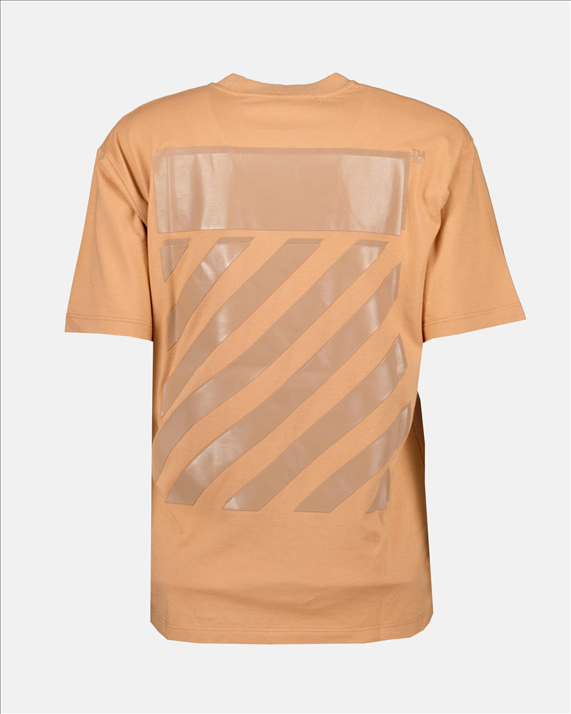 T-shirts T-shirt Diag Off-White Marron Femme