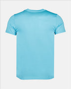 T-shirts Double logo t-shirt Moncler Blue Man