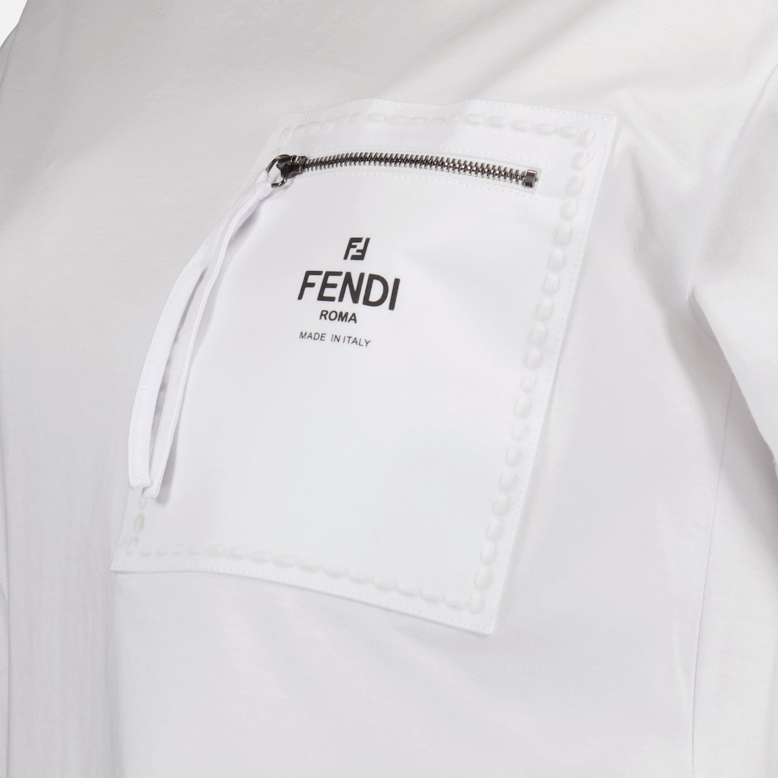 T-shirts T-shirt en jersey Fendi Blanc Femme