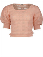Prendas de punto T-shirt en mohair Miu Miu Rosa Femme