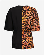 티셔츠 실크 티셔츠 Stella McCartney 블랙 여성