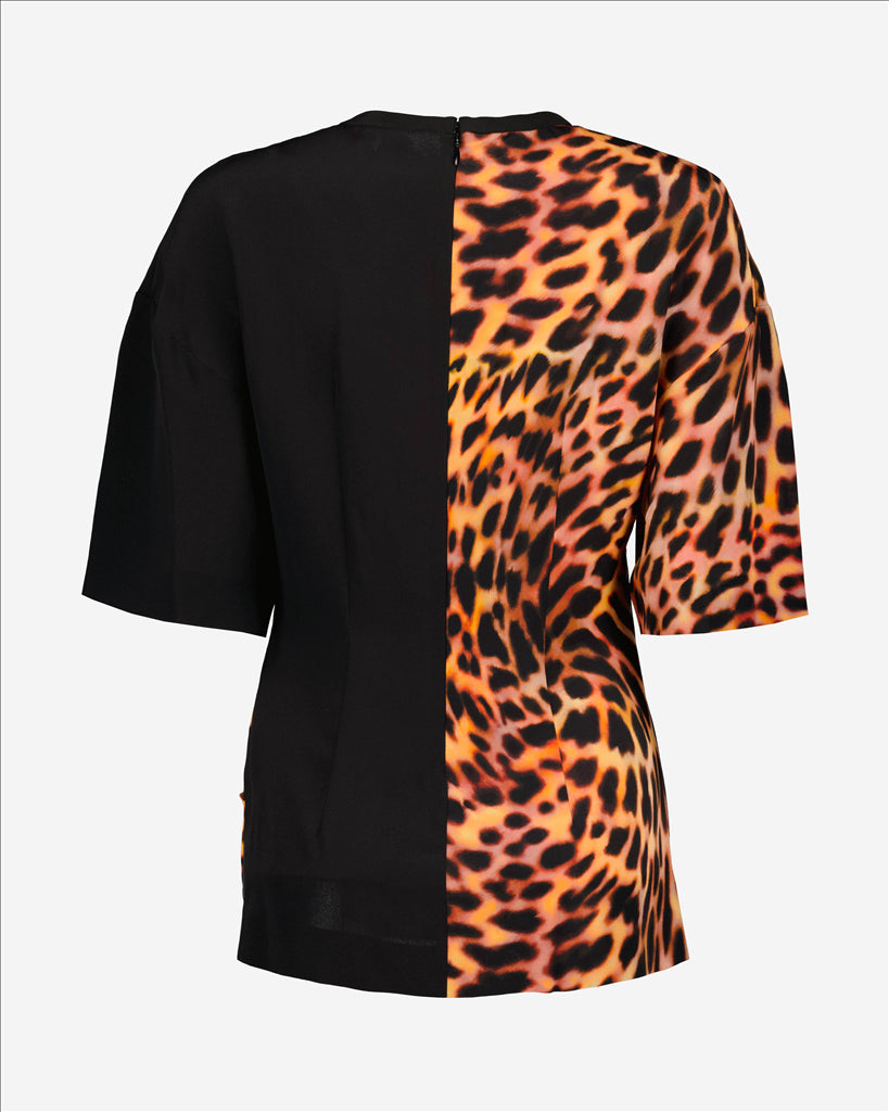 티셔츠 실크 티셔츠 Stella McCartney 블랙 여성