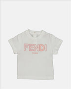 Prendas T-shirt Fendi Roma Fendi Beige Niños