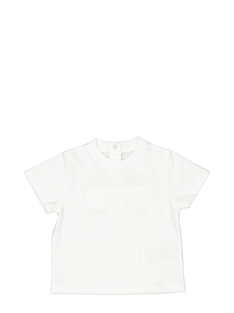 의류 T-shirt Fendi Roma Fendi 하얀색 어린이들
