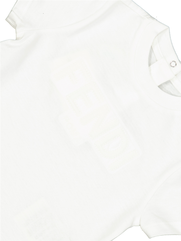 의류 T-shirt Fendi Roma Fendi 하얀색 어린이들