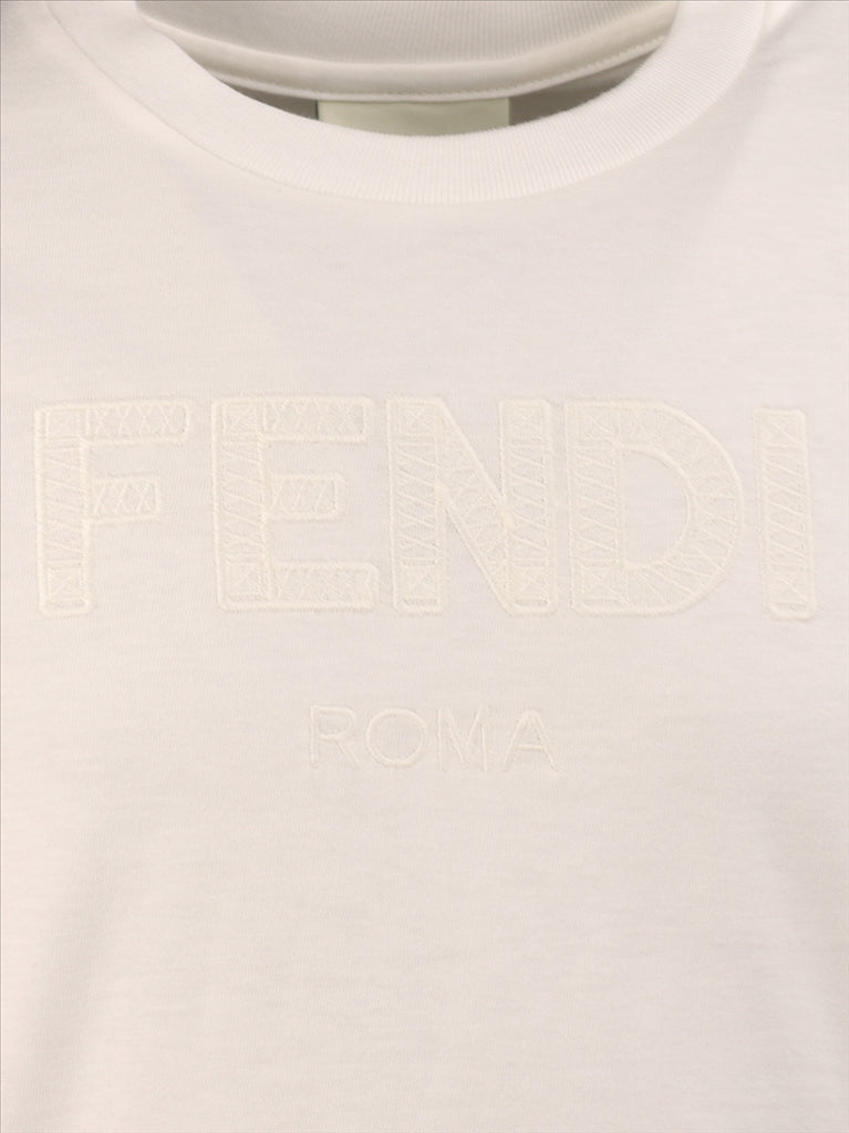 Clothing Fendi Roma T-shirt Fendi White Kids