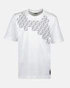 T-shirts T-shirt FF Fendi Blanc Homme