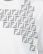 T-shirts T-shirt FF Fendi Blanc Homme
