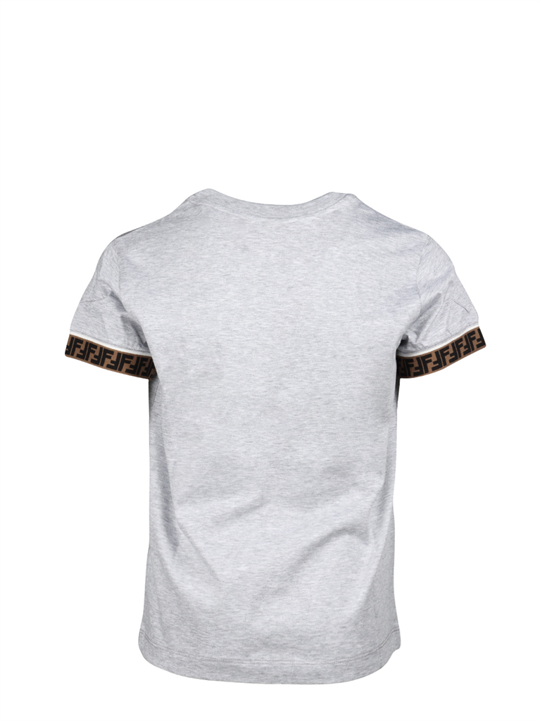 Vêtements T-shirt FF Fendi Gris Enfants