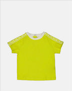 Prendas Camiseta FF Fendi Amarillo Niños