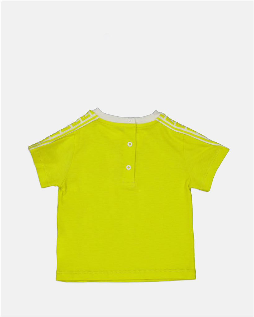 Prendas Camiseta FF Fendi Amarillo Niños