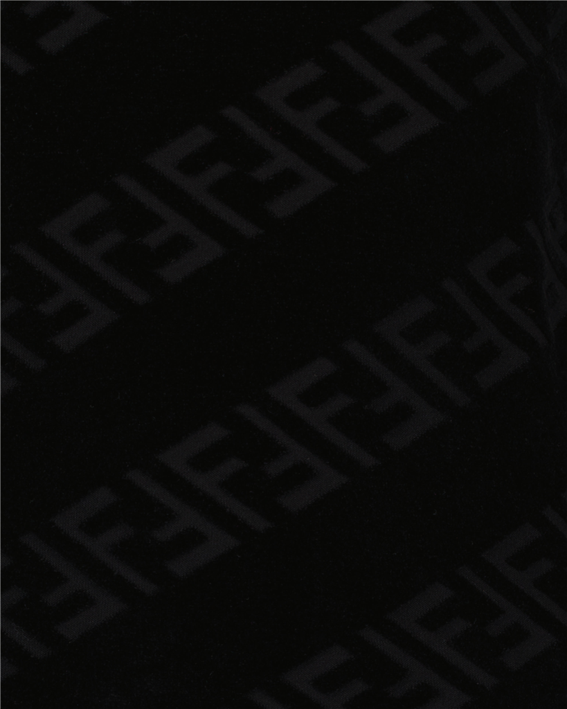 의류 T-shirt FF Fendi 검은색 어린이들